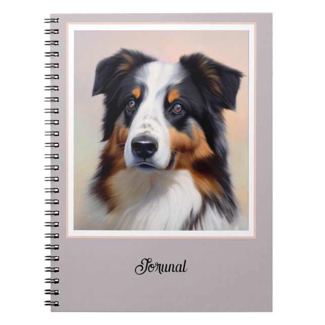 Caderno Espiral Australian Shepherd Kopf -  (Frente)