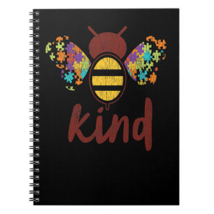 Caderno Espiral Autismo Autista Abelha Abelha Gentil Crianças Auti