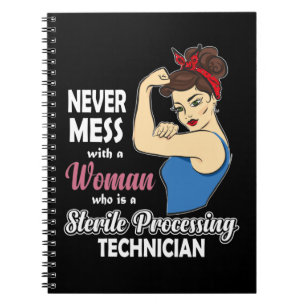 Caderno Espiral Autoclave para mulheres dotadas de tecnologia est