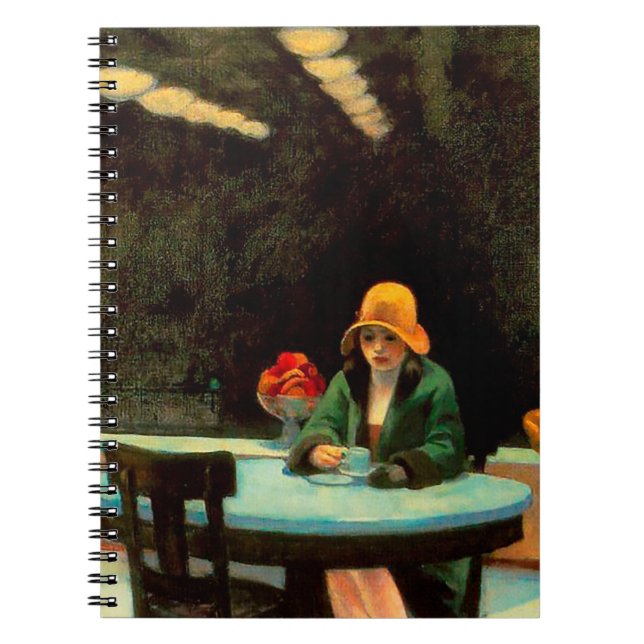 Caderno Espiral Automat por Edward Hopper (Frente)