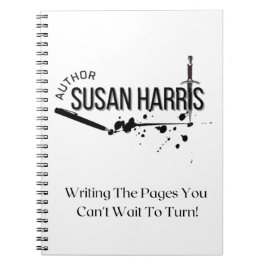 Caderno Espiral Autora Susan Harris Notebook