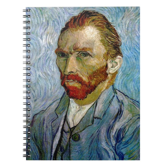 Caderno Espiral autorretrato de Van Gogh (Frente)