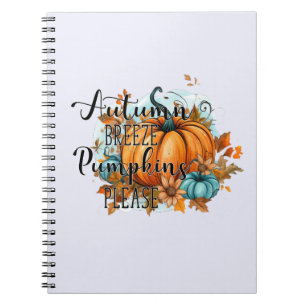 Caderno Espiral Autumn Breeze, Pumpkins Por Favor