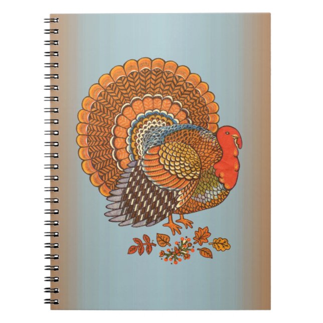 Caderno Espiral Autumn Colunas Turquia Sai (Frente)