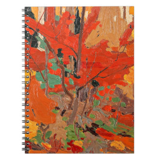 Caderno Espiral Autumn-Fall, fine art by Tom Thomson,