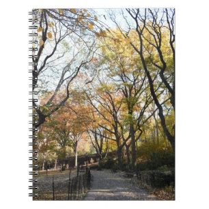 Caderno Espiral Autumn Leaves Riverside Park Nova Iorque NYC