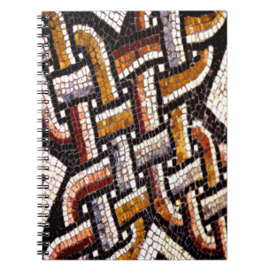 Caderno Espiral Autumn Roman Mosaic