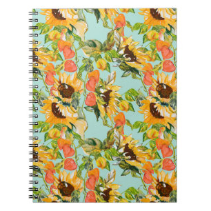 Caderno Espiral Autumn Splendor: Padrão Natural Invisível