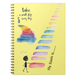 Caderno Espiral Avançar uma etapa por vez