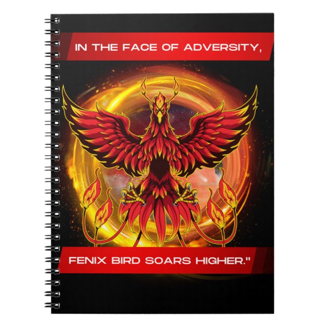 CADERNO ESPIRAL AVE FENIX (Frente)