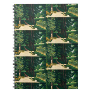 Caderno Espiral Avenida Cezanne em Jas de Bouffan Impressão Vintag