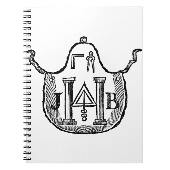 Caderno Espiral Avental colonial (Frente)