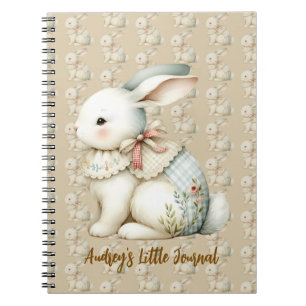 Caderno Espiral Avental com Estampa Total Charme de Coelho Cottage