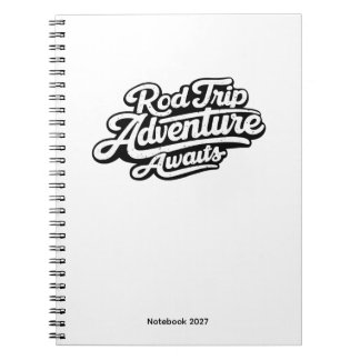 Caderno Espiral Aventura de Viagem de Carro Espera