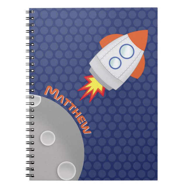 Caderno Espiral Aventura Espacial (Frente)