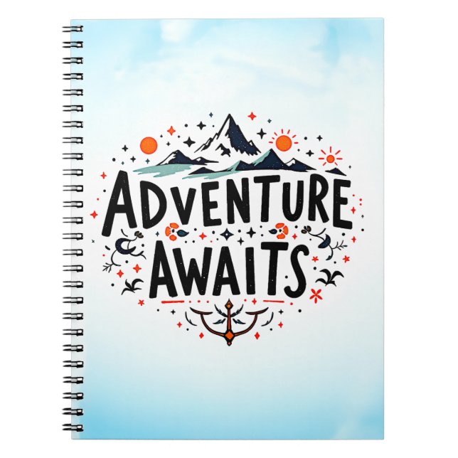 Caderno Espiral Aventura Espera (Frente)
