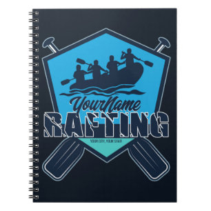 Caderno Espiral Aventura Personalizada Rafting Whitewater River