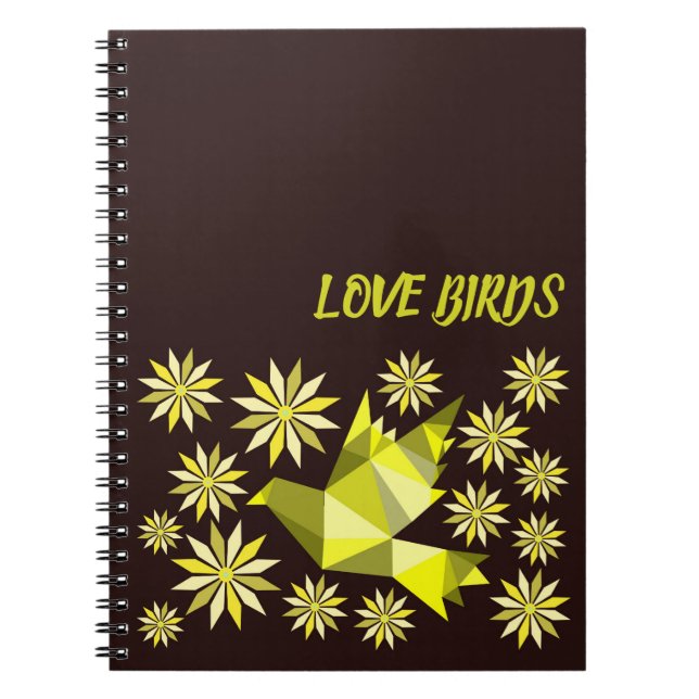 CADERNO ESPIRAL AVES DE AMOR (Frente)