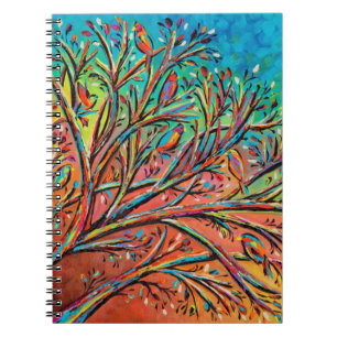 Caderno Espiral Aves do Sunrise Treetop II
