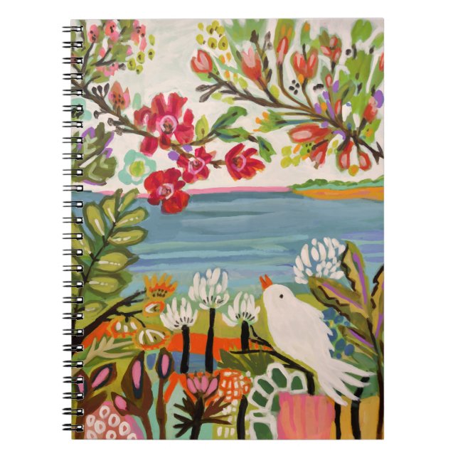 Caderno Espiral Aves no Jardim (Frente)