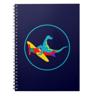 Caderno Espiral Aviador de Dino