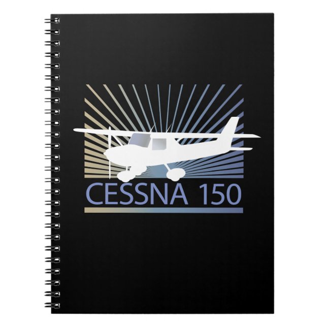 Caderno Espiral Avião Cessna 150 (Frente)