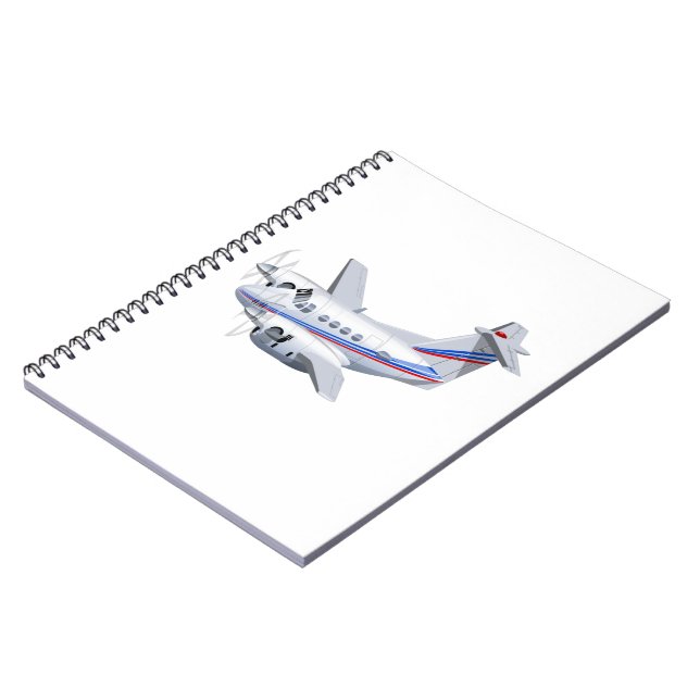 Caderno Espiral Avião de animação (Left Side)