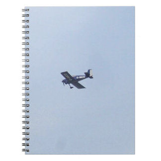 Caderno Espiral Avião leve Vans RV-7