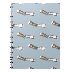 Caderno Espiral Avião Santos-Dumont 14-Bis