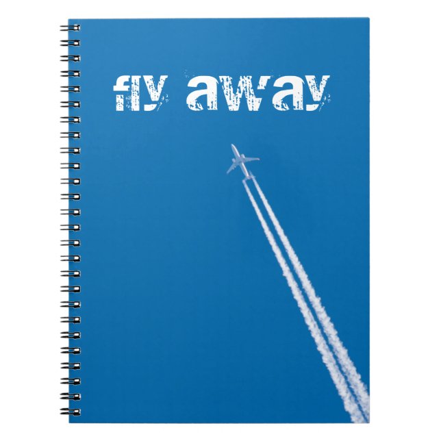 Caderno Espiral Avião voador (Frente)