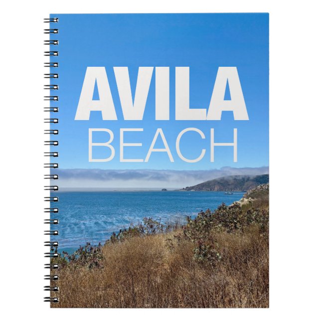 Caderno Espiral Avila Beach California Photography (Frente)