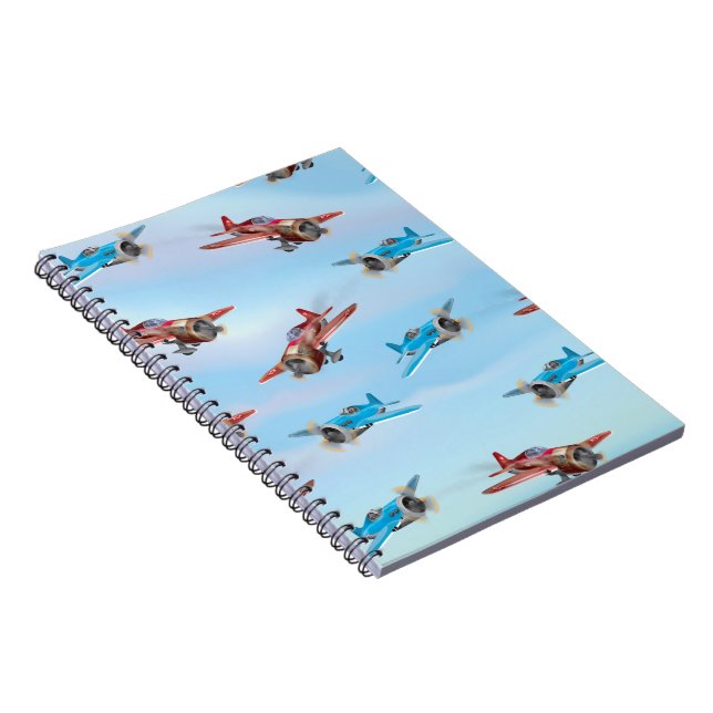 Caderno Espiral Aviões de Brinquedo (Lado Direito)