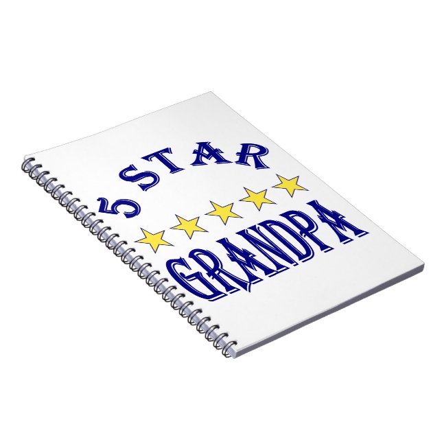 Caderno Espiral Avô Cinco Estrelas (Lado Direito)