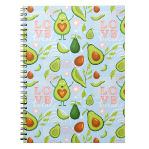 Caderno Espiral Avocado Amor