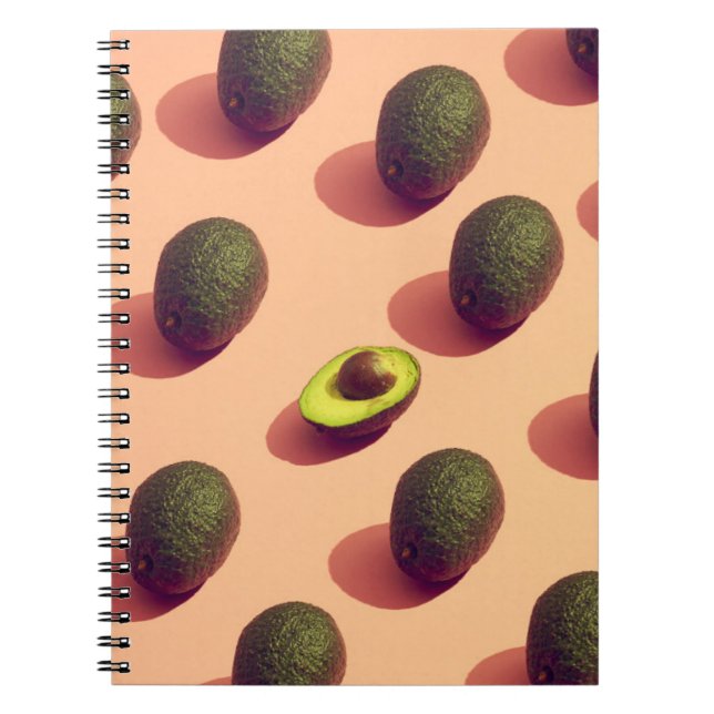 Caderno Espiral Avocado Fruta Potrait (Frente)