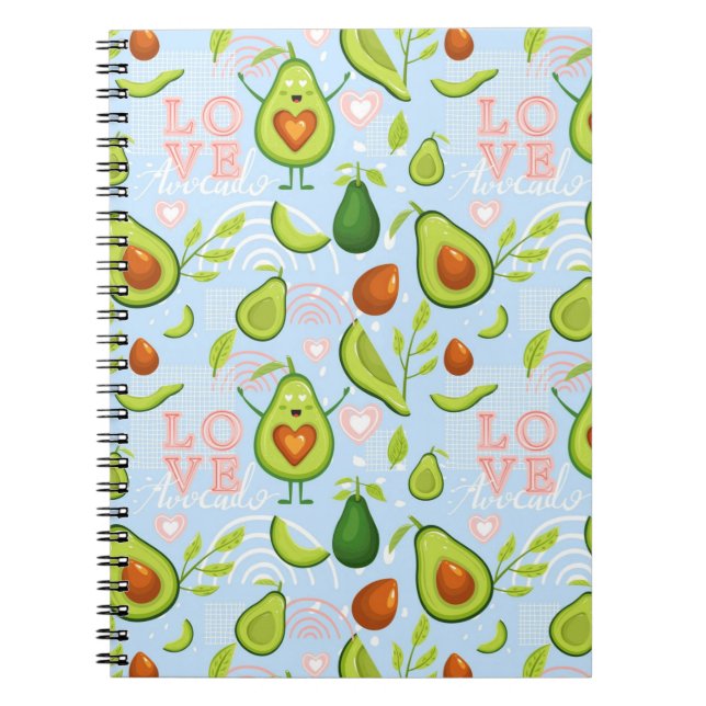Caderno Espiral Avocado Love (Frente)