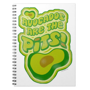 Caderno Espiral Avocados R O Slogan De Dip Engraçado