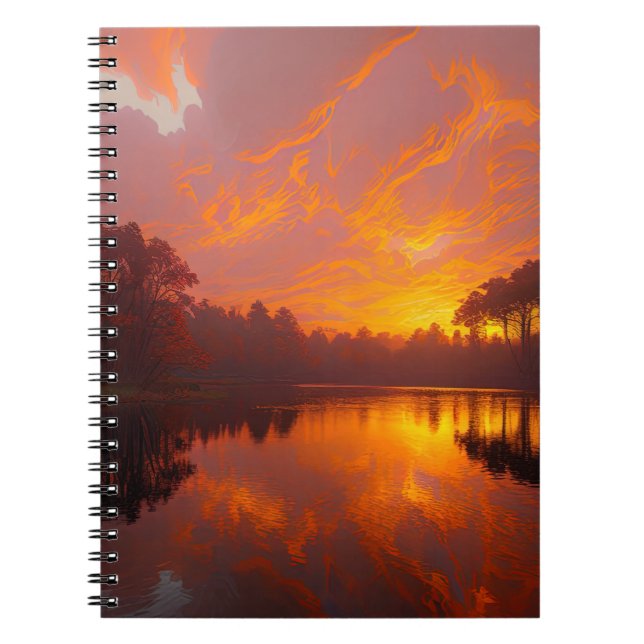 Caderno Espiral Awestrck pela Nature (Frente)