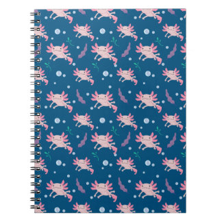 Caderno Espiral Axolotl ilustracion