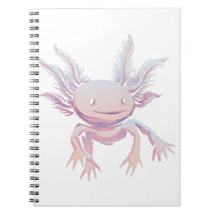 Caderno Espiral Axolotl Realista