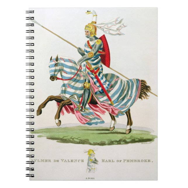 Caderno Espiral Aylmer de Valence, conde do Pembroke (1265? - (Frente)