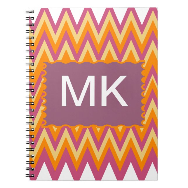 Caderno Espiral Aztec Tribal ZigZag (Frente)