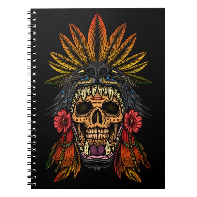 Caderno Espiral Aztec Warrior (Frente)