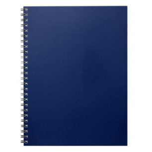 Caderno Espiral Azuis marinhos modernos customizáveis