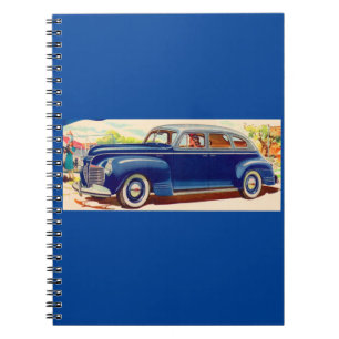 Caderno Espiral azul 1941 Plymouth