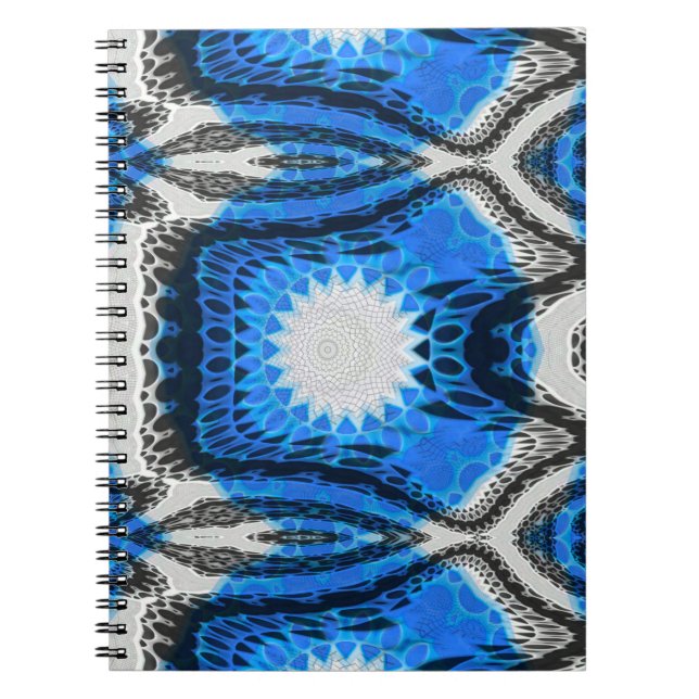 Caderno Espiral Azul atômico (Frente)