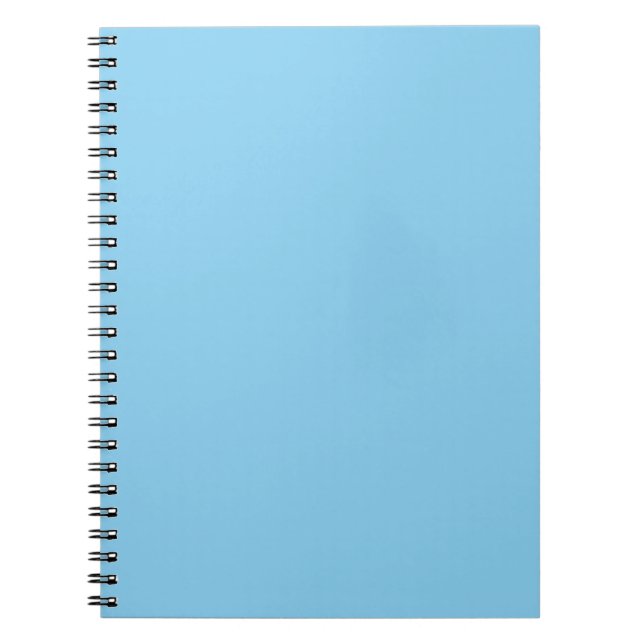 Caderno Espiral Azul bebê (Frente)