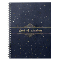 Azul com Ouro Stars Rico Livro Pagano das Sombras