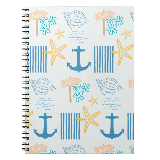 Caderno Espiral Azul Costeiro (Frente)