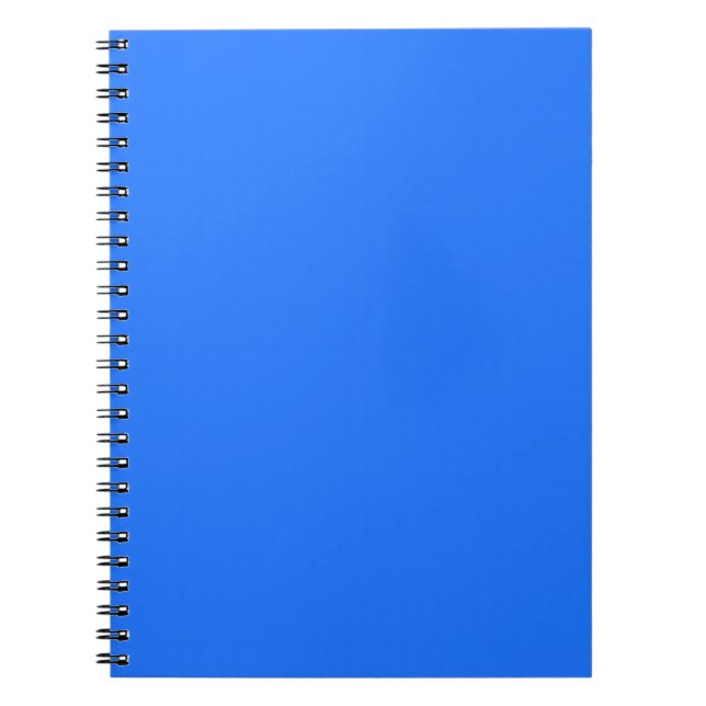 Caderno Espiral Azul (Crayola) (cor sólida) (Frente)